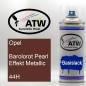 Preview: Opel, Barolorot Pearl Effekt Metallic, 44H: 400ml Sprühdose, von ATW Autoteile West.